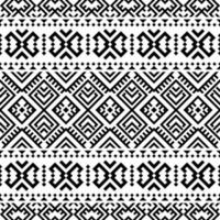 Geometric Seamless Ethnic Patterns Texture Design Vector