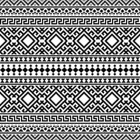 Geometric seamless ethnic pattern texture design vector