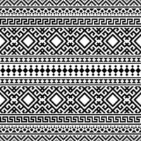 Geometric seamless ethnic pattern texture design vector