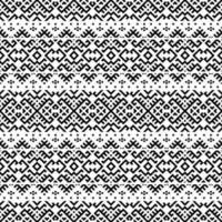 Tribal Ethnic Seamless Patterns Background Texture design vector in black white color