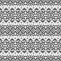 Tribal Ethnic Seamless Patterns Background Texture design vector in black white color