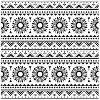 Aztec seamless ethnic pattern texture design vector