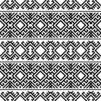 Geometric Aztec Seamless Eethnic Pattern Texture design vector