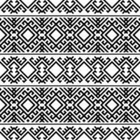Geometric Aztec Seamless Eethnic Pattern Texture design vector
