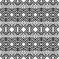 Geometric Seamless Ethnic Patterns Texture Design Vector