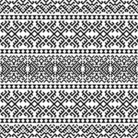 Geometric seamless ethnic pattern texture design vector