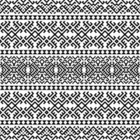 Geometric seamless ethnic pattern texture design vector