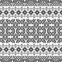 Geometric seamless ethnic pattern texture design vector