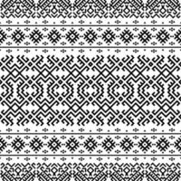 Geometric seamless ethnic pattern texture design vector