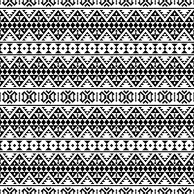 Geometric Aztec Seamless Eethnic Pattern Texture design vector