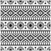 Aztec seamless ethnic pattern texture design vector