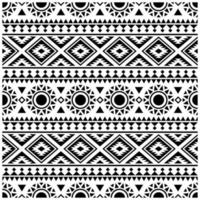 Aztec seamless ethnic pattern texture design vector