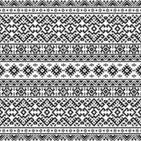 Geometric seamless ethnic pattern texture design vector