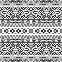 Geometric seamless ethnic pattern texture design vector