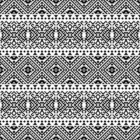 Geometric seamless ethnic pattern texture design vector