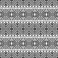 Geometric seamless ethnic pattern texture design vector