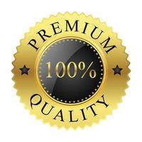 customer satisfaction guarantee premium quality vector