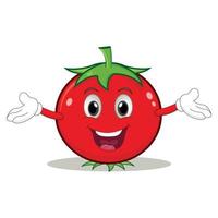 Cute tomato vector