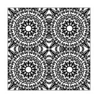 Seamless pattern floral ornament vector