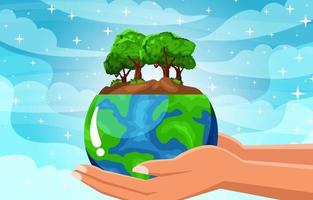 World Environment Day Background vector
