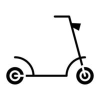 Kick Scooter Line Icon vector