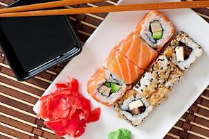 Japanese food - Sushi and Sashimi photo
