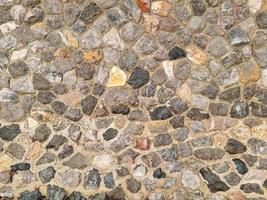 abstract shape rock wall with concrete masonry grunge surface textured. design stone decorate house.