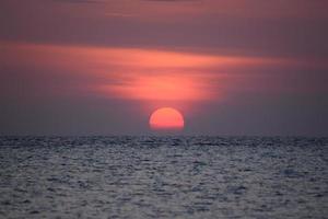 Beautiful sunrise at Lipe island, Thailand photo