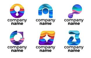 Set of Logo Template vector