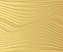 Gold wave line background vector