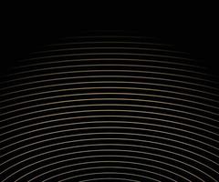 Gold luxurious circle pattern with golden wave lines over. Abstract background, vector illustration