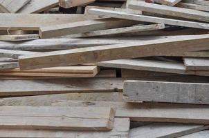 Many wood planks photo