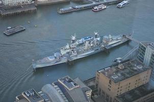 Aerial view of London photo