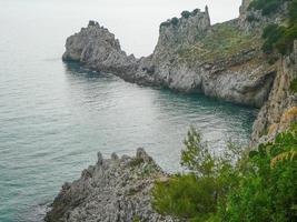 Sperlonga coast in Gaeta, Italy photo