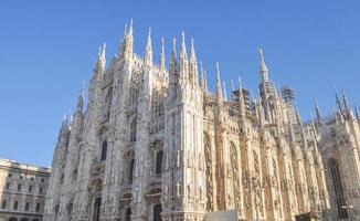 Duomo di Milano gothic cathedral church Milan Italy photo