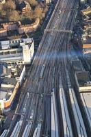 Aerial view of London photo