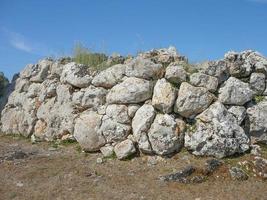 ruinas de cala galdana foto