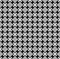 Black and white seamless pattern texture. Greyscale ornamental graphic design. Mosaic ornaments. vector