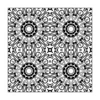 Seamless pattern floral ornament vector