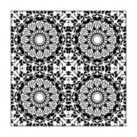 Seamless pattern floral ornament vector