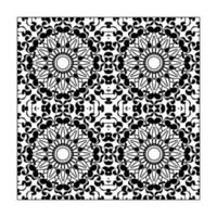 Seamless pattern floral ornament vector