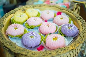 Ar Lua is a Thai dessert, it made from flour photo