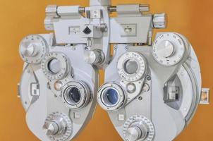 Professional optometrist diopter tool in an optician laboratory photo