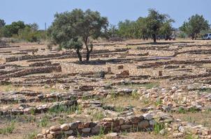 ruinas de olynthus en chalkidiki foto