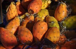 comida de fruta de higo de Berbería foto