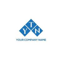 YTN letter logo design on white background. YTN creative initials letter logo concept. YTN letter design. vector