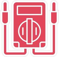 Voltmeter Icon Style vector