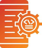 App Development Icon Style vector