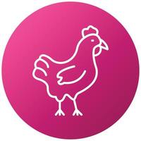 Chicken Icon Style vector