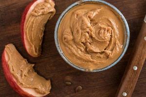 Peanut Butter on Apple Snack photo